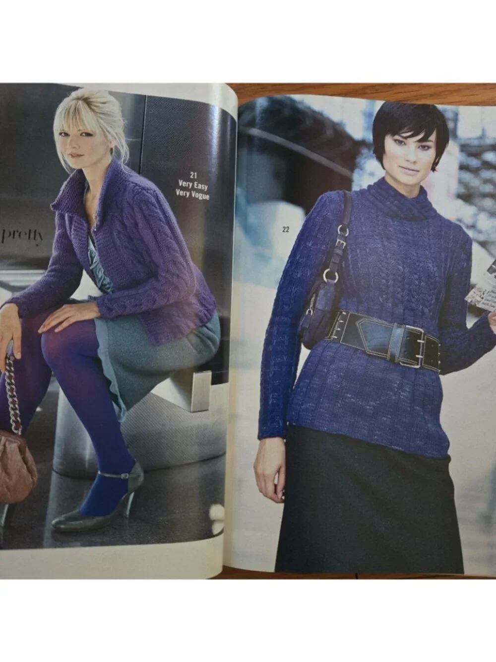 Vogue Knitting International Magazine, Holiday 2004 Poncho corset